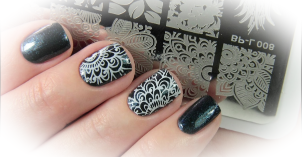 Стемпинг для ногтей: быстро, элегантно, модно