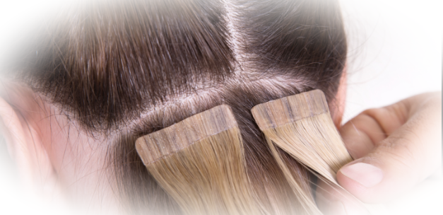 Ленточное наращивание натуральных волос