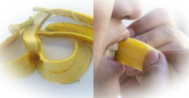 Отбеливает ли зубы банановая кожура