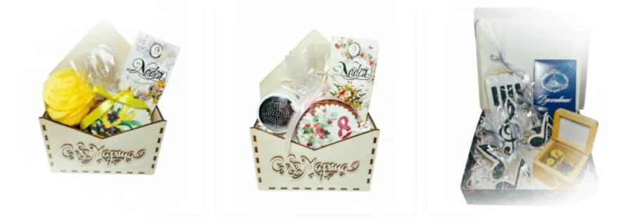  Съедобные наборы на 8 марта