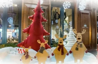 Как создать выразительную зимнюю атмосферу в витринах и инсталляциях