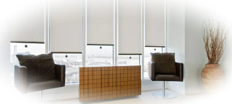 Рулонные жалюзи в интерьере