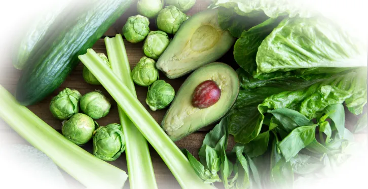 Зеленые овощи анти эйдж