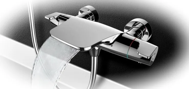 выбор смесителя в дизайне душкабин