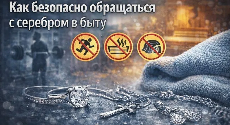 Как безопасно обращаться с серебром в быту