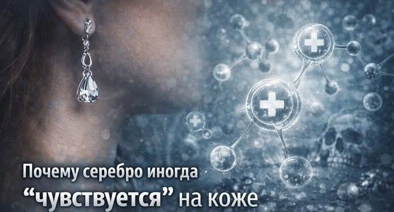 Почему серебро иногда чувствуется на коже