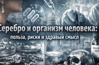 Серебро и организм человека: польза, риски и здравый смысл