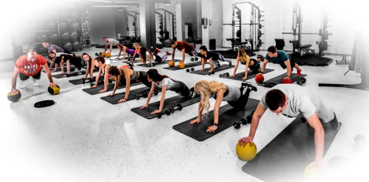 занятия в фитнес-клубе
