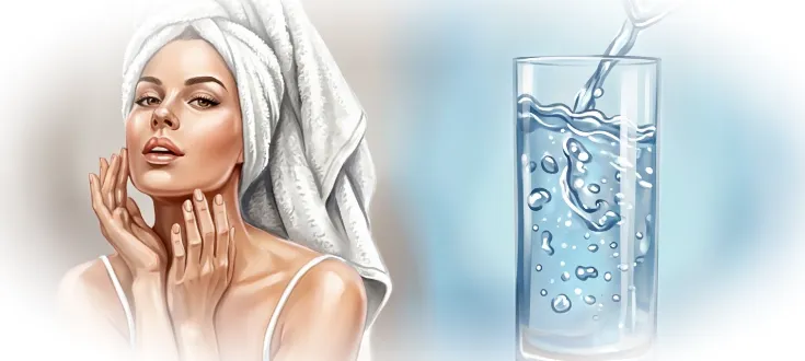 Газированная вода и легкий пилинг