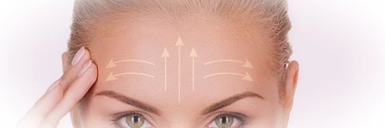 Как убрать мимические морщины на лбу